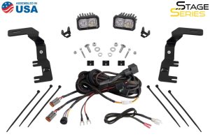 Chevrolet Colorado Ditch Light Kit - Diode Dynamics - SS3 Sport White Combo - White - `23-`24